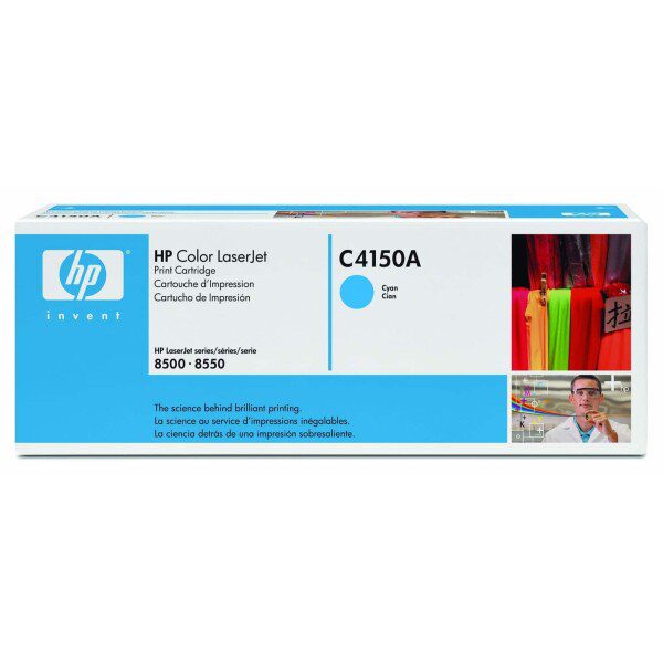 Original HP C4150A Standard Yield Cyan Toner Cartridge