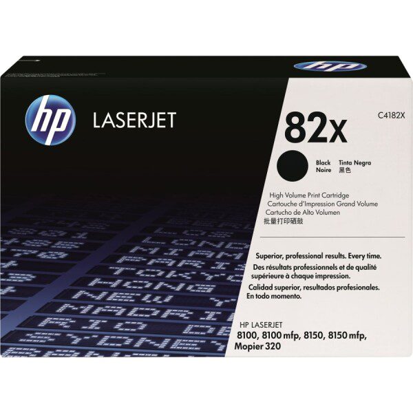 Original HP 82X High Yield Black Toner Cartridge Twin Pack