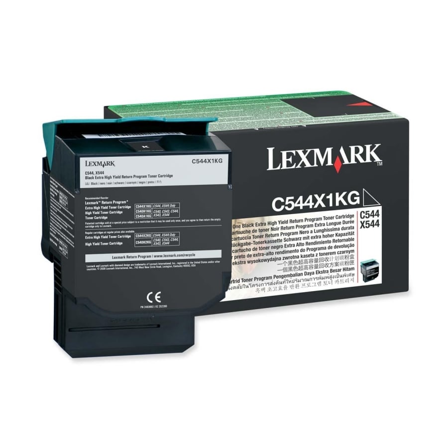 Original Lexmark C544X1KG High Yield Black Toner Cartridge