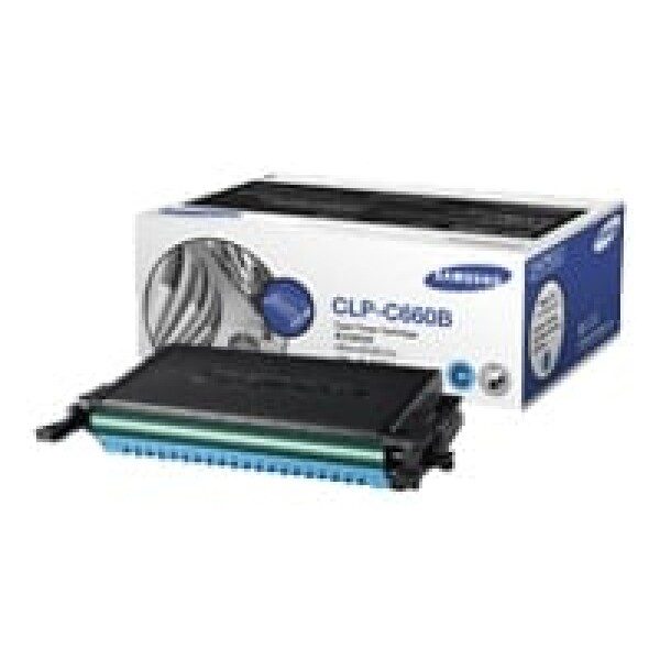 Original Samsung CLP-C660B High Yield Cyan Toner Cartridge