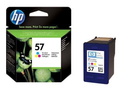 Original HP 57 Standard Yield Tri-Colour Ink Cartridge