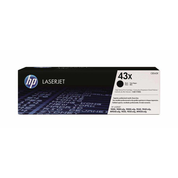 Original HP 43X High Yield Black Toner Cartridge Twin Pack