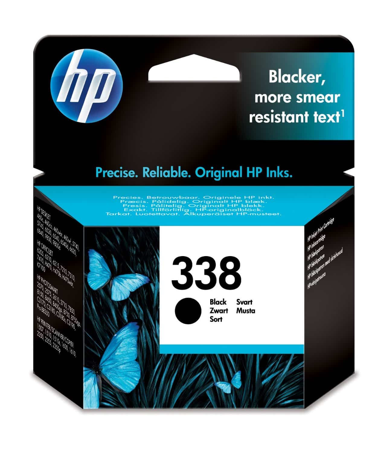 Original HP 338 Standard Yield Black Ink Cartridge