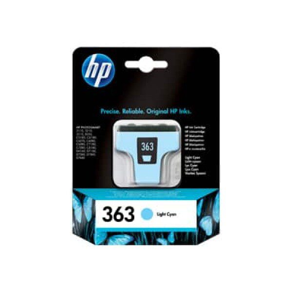 Original HP 363 Standard Yield Light Cyan Ink Cartridge