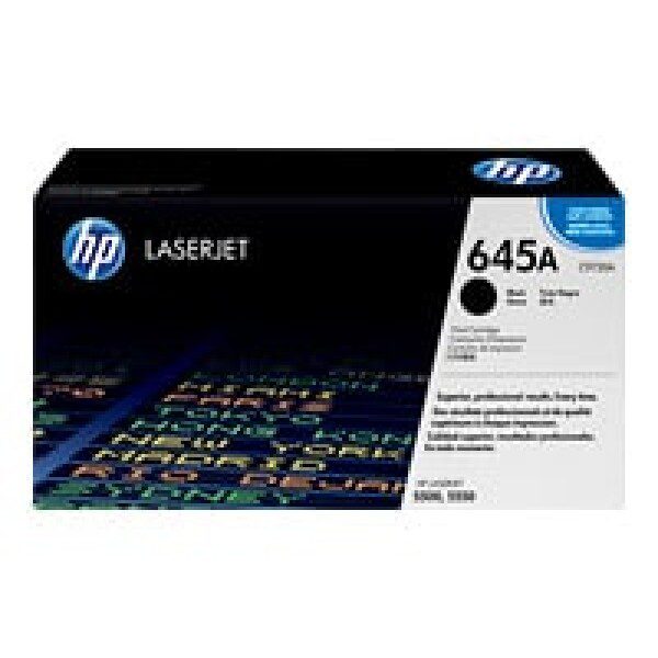 Original HP 645A Standard Yield Black Toner Cartridge