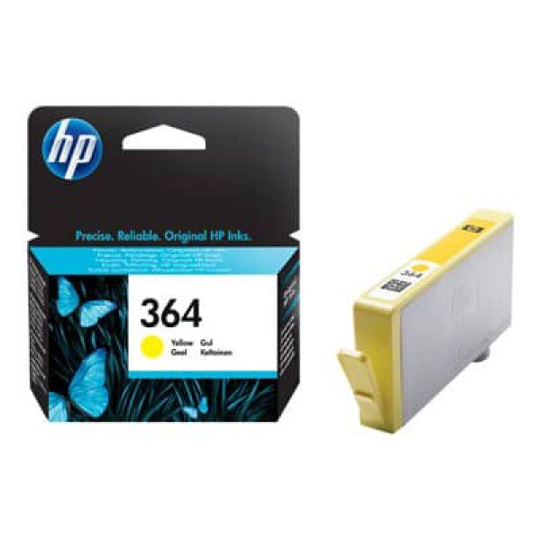 Original HP 364 Standard Yield Yellow Ink Cartridge