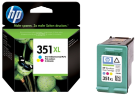 Original HP 351XL High Yield Tri-Colour Ink Cartridge