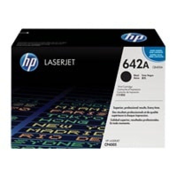 Original HP 642A Standard Yield Black Toner Cartridge