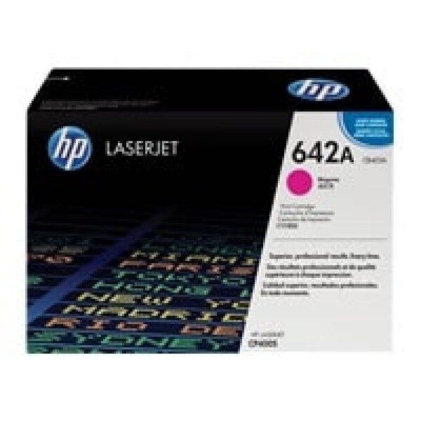 Original HP 642A Standard Yield Magenta Toner Cartridge