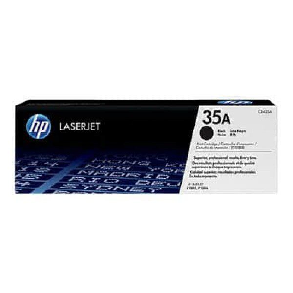 Original HP 35A Standard Yield Black Toner Cartridge Twin Pack