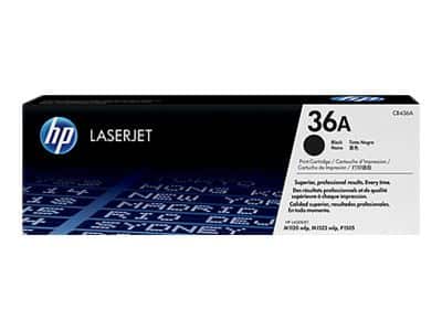 Original HP 36A Standard Yield Black Toner Cartridge Twin Pack