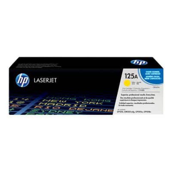Original HP 125A Standard Yield Yellow Toner Cartridge