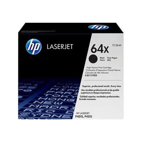Original HP 64X High Yield Black Toner Cartridge Twin Pack