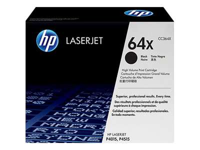 Original HP 64X High Yield Black Toner Cartridge Twin Pack