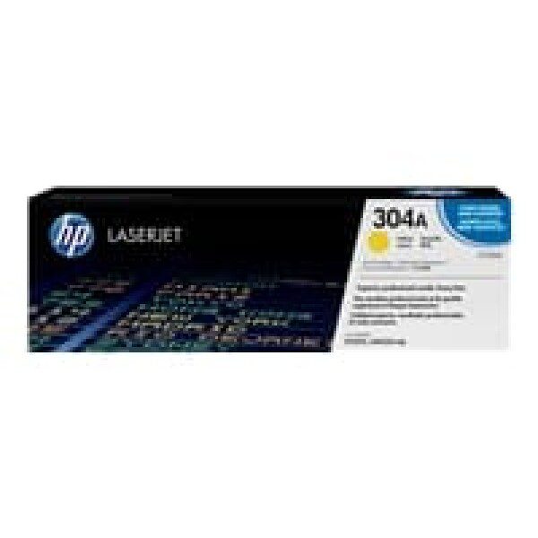 Original HP 304A Standard Yield Yellow Toner Cartridge