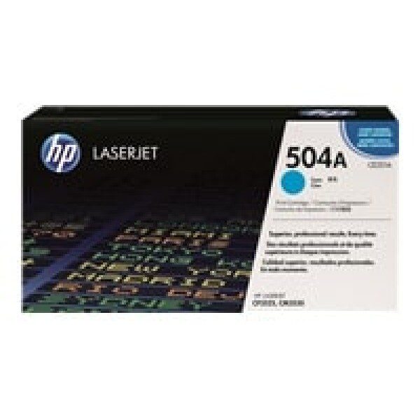 Original HP 504A Standard Yield Cyan Toner Cartridge