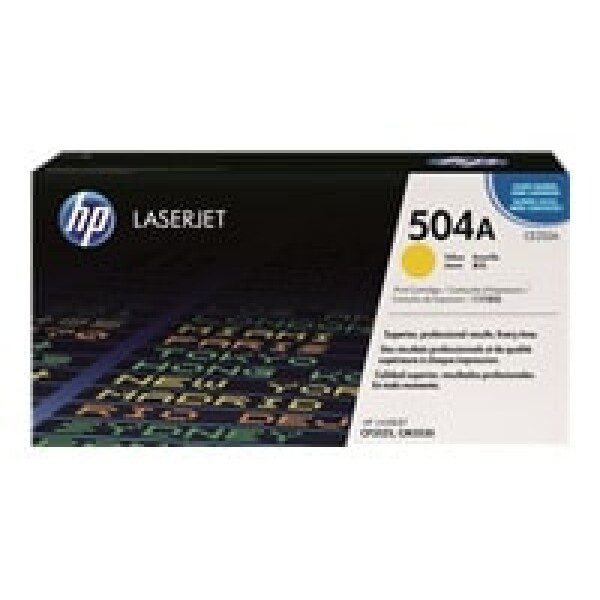 Original HP 504A Standard Yield Yellow Toner Cartridge