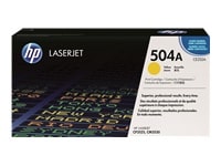 Original HP 504A Standard Yield Yellow Toner Cartridge