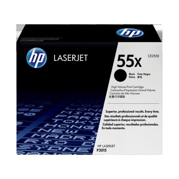 Original HP 55X High Yield Black Toner Cartridge
