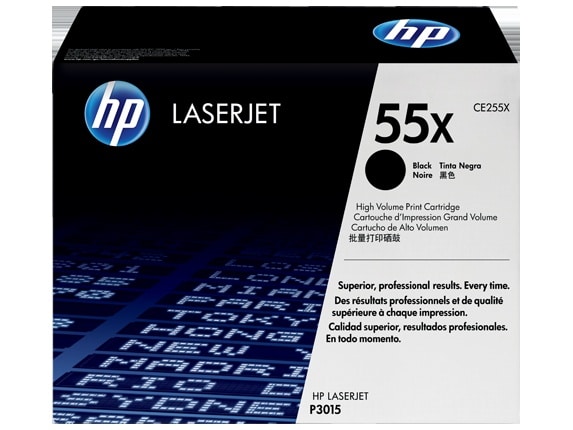 Original HP 55X High Yield Black Toner Cartridge