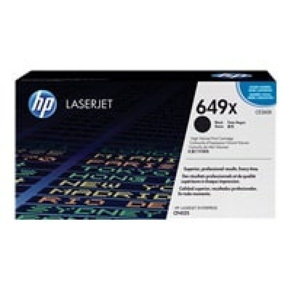 Original HP 649X High Yield Black Toner Cartridge Twin Pack