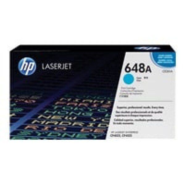 Original HP 648A Standard Yield Cyan Toner Cartridge
