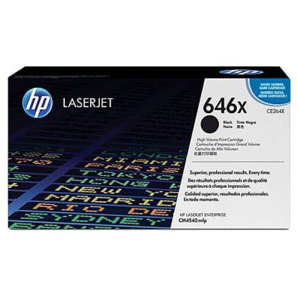 Original HP 646X High Yield Black Toner Cartridge