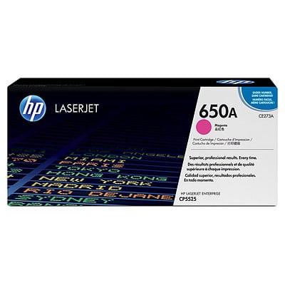 Original HP 650A Standard Yield Magenta Toner Cartridge