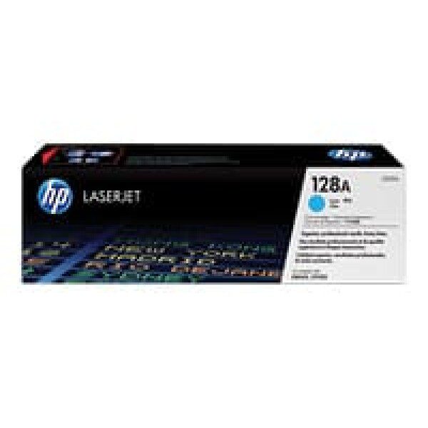 Original HP 128A Standard Yield Cyan Toner Cartridge