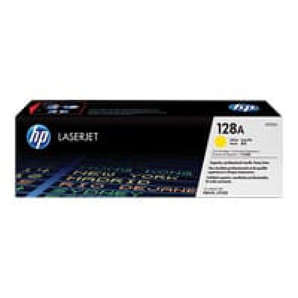 Original HP 128A Standard Yield Yellow Toner Cartridge