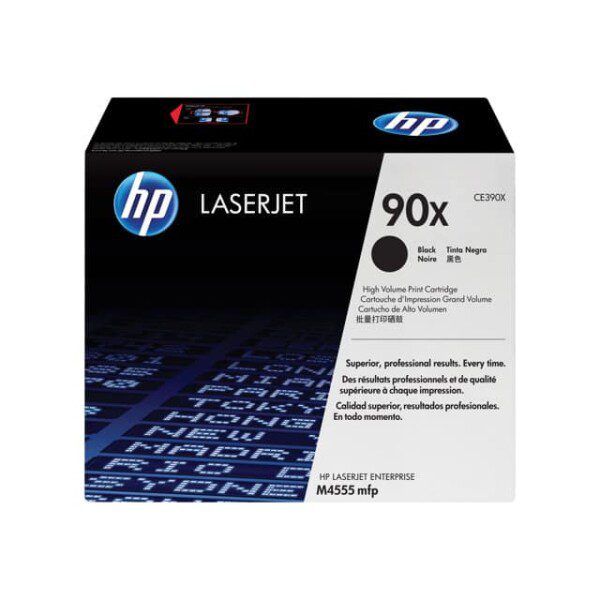 Original HP 90X High Yield Black Toner Cartridge twin pack
