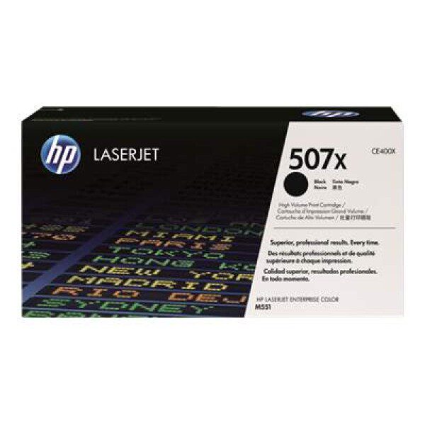Original HP 507X High Yield Black Toner Cartridge