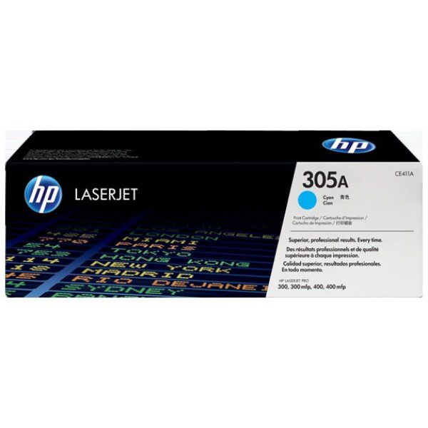 Original HP 305A Standard Yield Cyan Toner Cartridge