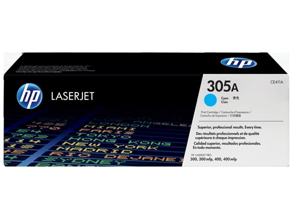 Original HP 305A Standard Yield Cyan Toner Cartridge