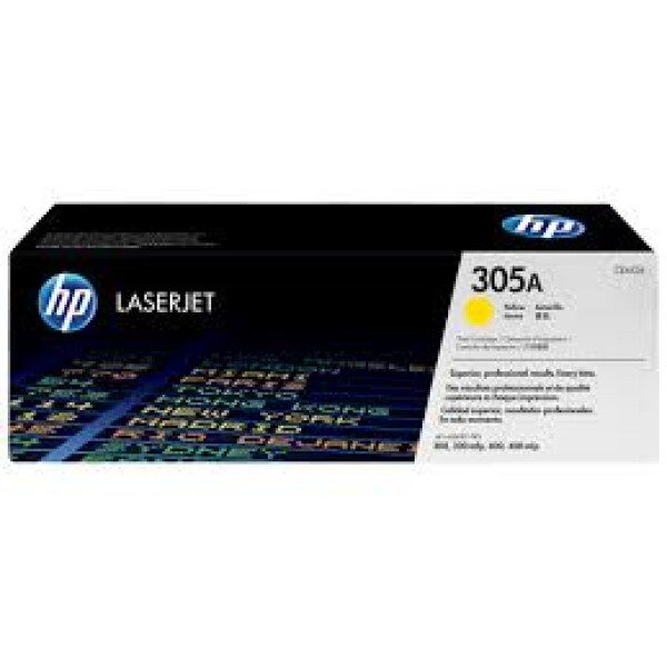 Original HP 305A Standard Yield Yellow Toner Cartridge