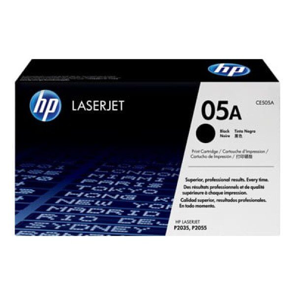 Original HP 05A Standard Yield Black Toner Cartridge