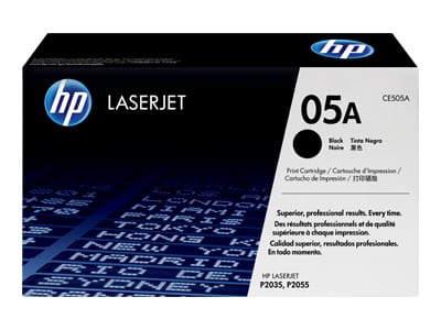 Original HP 05A Standard Yield Black Toner Cartridge