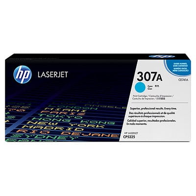 Original HP 307A Standard Yield Cyan Toner Cartridge