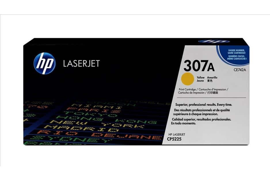 Original HP 307A Standard Yield Yellow Toner Cartridge