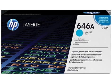 Original HP 646A Standard Yield Cyan Toner Cartridge