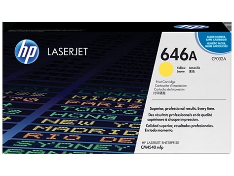 Original HP 646A Standard Yield Yellow Toner Cartridge