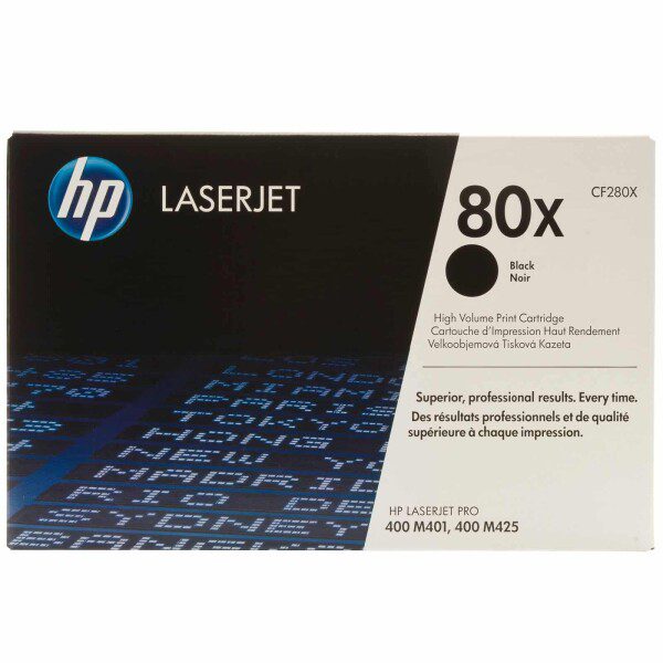Original HP 80X High Yield Black Toner Cartridge