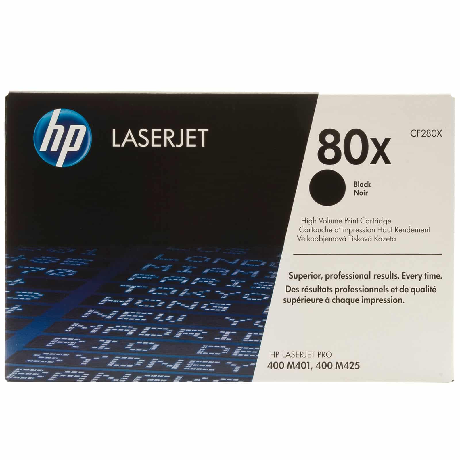 Original HP 80X High Yield Black Toner Cartridge