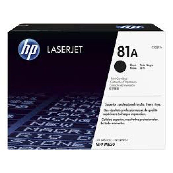 Original HP 81A Standard Yield Black Toner Cartridge