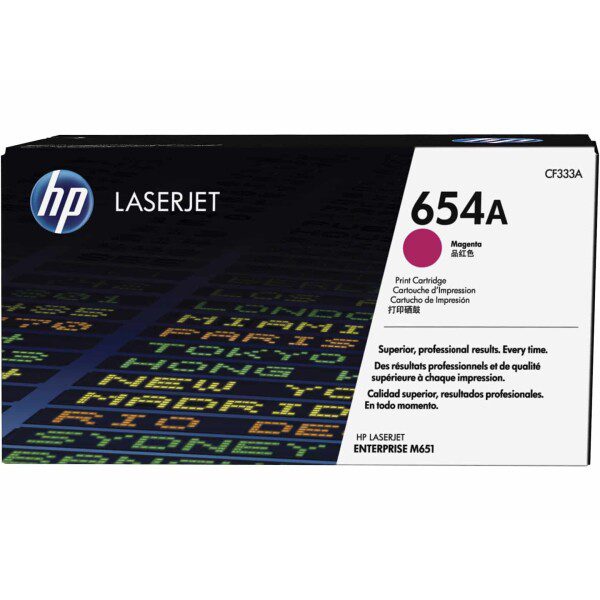 Original HP 654A Standard Yield Magenta Toner Cartridge