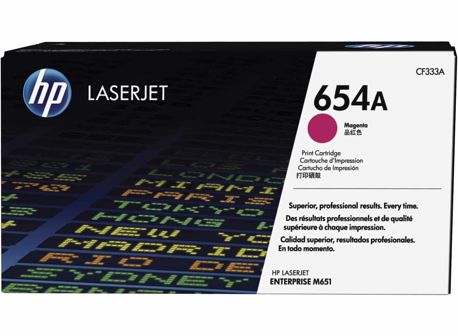Original HP 654A Standard Yield Magenta Toner Cartridge