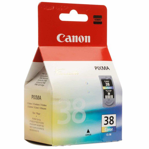 Original Canon CL38 Standard Yield Tri-Colour Ink Cartridge