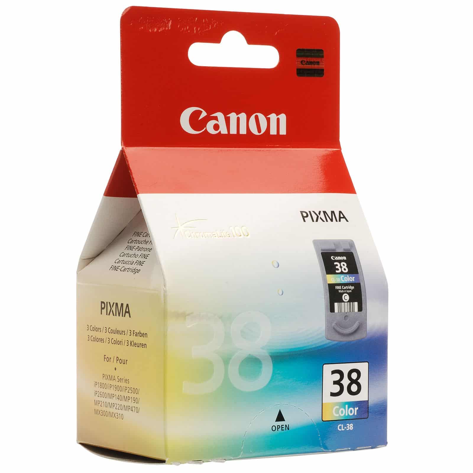 Original Canon CL38 Standard Yield Tri-Colour Ink Cartridge