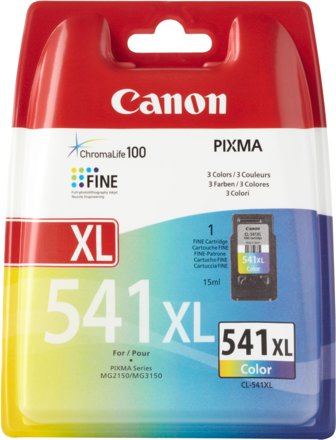 Original Canon CL-541XL High Yield Colour Ink Cartridge