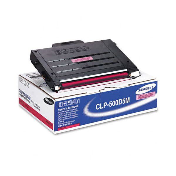 Original Samsung CLP-500D5M Standard Yield Magenta Toner Cartridge
